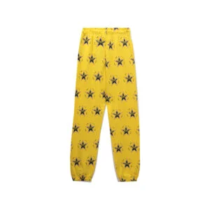 Denim Tears Star Print Sweatpants Yellow