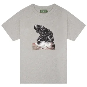 Denim Tears Systemic Racism Graphic T-Shirt Grey