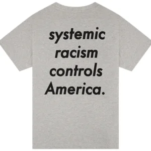 Denim Tears Systemic Racism Graphic T-Shirt Grey