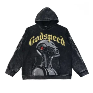 Godspeed Android Head Hoodie Black