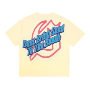 Godspeed Beach Skeleton T-Shirt Yellow