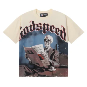 Godspeed Black Monday Skull T-Shirt Beige