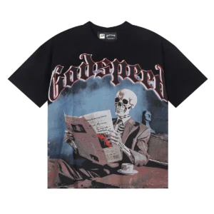 Godspeed Black Monday Skull T-Shirt Black