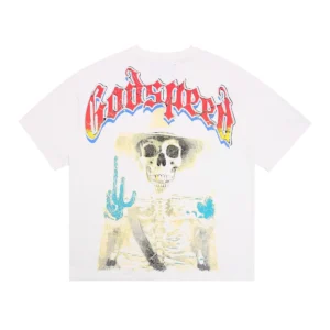 Godspeed Cowboy Skeleton T-Shirt White