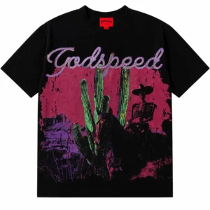 Godspeed Desert Skeleton T-Shirt Black