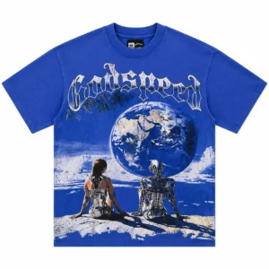 Godspeed Earth Vision T-Shirt Blue