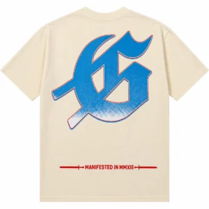 Godspeed Football Graphic T-Shirt Beige