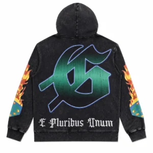 Godspeed Gambler Flame Hoodie Black