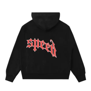 Godspeed Gothic Logo Zip Hoodie Black