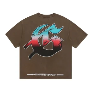 Godspeed Helicopter T-Shirt Brown