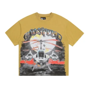 Godspeed Helicopter T-Shirt Yellow