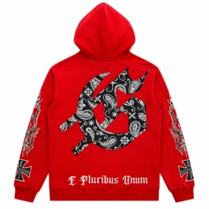 Godspeed Hollywood Flames Hoodie Red