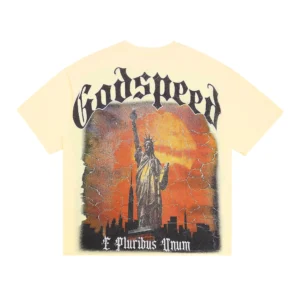 Godspeed Liberty Flame T-Shirt Yellow