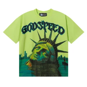 Godspeed Liberty Flood Eye T-Shirt Green