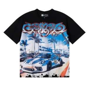 Godspeed Miami Racer Eye T-Shirt Black