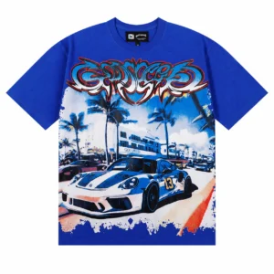 Godspeed Miami Racer Eye T-Shirt Blue