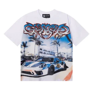 Godspeed Miami Racer Eye T-Shirt White
