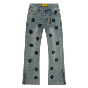 Godspeed Monogram Denim Jeans Blue