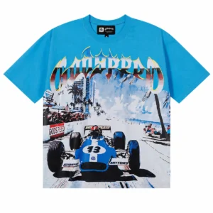 Godspeed Racing Beach T-Shirt Blue