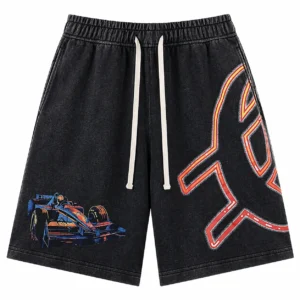 Godspeed Racing Graphic Shorts Black