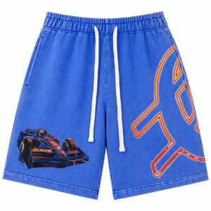 Godspeed Racing Graphic Shorts Blue