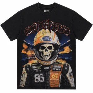 Godspeed Racing Skeleton T-Shirt Black