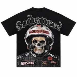 Godspeed Racing Skull T-Shirt Black