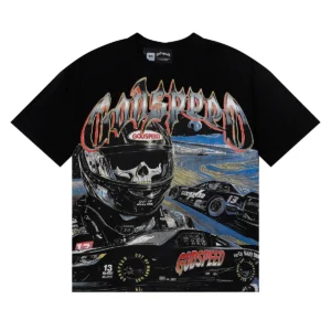 Godspeed Racing Skull T-Shirt Black