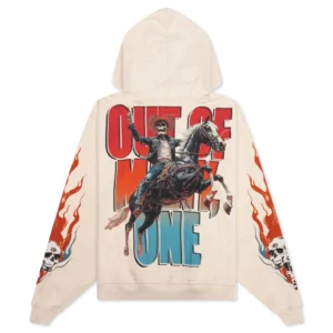 Godspeed Rider Graphic Hoodie Beige