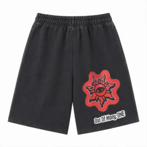 Godspeed Shark Skeleton Shorts Black
