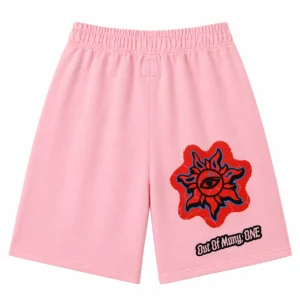Godspeed Shark Skeleton Shorts Pink