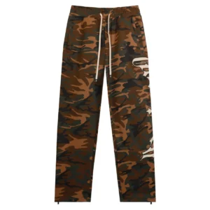 Godspeed Skeleton Camo Sweatpants Brown