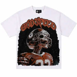 Godspeed Skeleton Helmet T-Shirt White