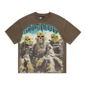 Godspeed Skeleton Squad T-Shirt Brown