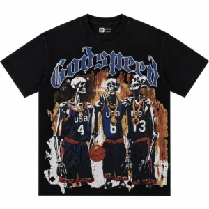 Godspeed Skeleton Team T-Shirt Black