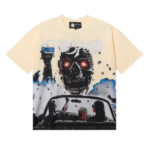 Godspeed Skull Drive-In T-Shirt Beige