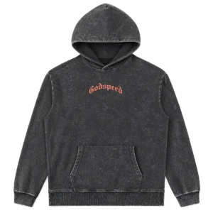 Godspeed Skull Flower Hoodie Black