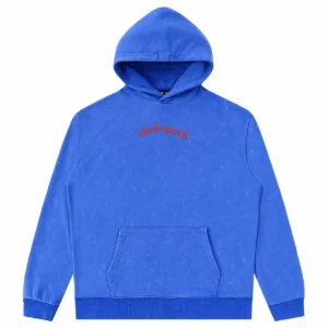 Godspeed Skull Flower Hoodie Blue