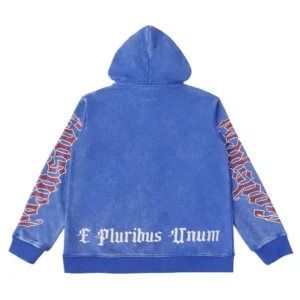 Godspeed Skull Mask Hoodie Blue