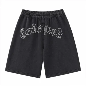 Godspeed Skull Rider Shorts Black