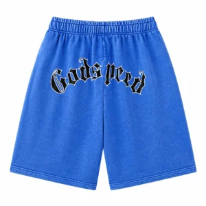 Godspeed Skull Rider Shorts Blue