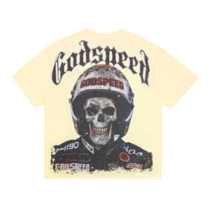 Godspeed Skull Rider T-Shirt Yellow