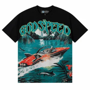 Godspeed Speedboat Paradise T-Shirt Black