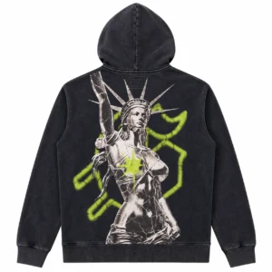 Godspeed Statue Graphic Hoodie Black
