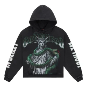 Godspeed Statue Snake Hoodie Black