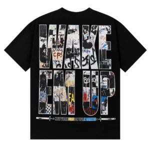 Godspeed Street Collage Basketball T-Shirt Black