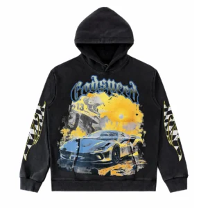 Godspeed Supercar Graphic Hoodie Black