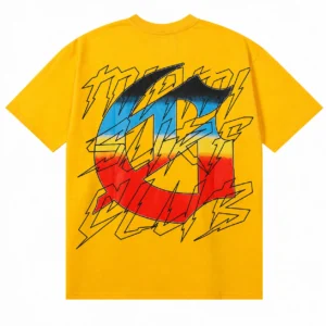 Godspeed Surf Skeleton T-Shirt Yellow