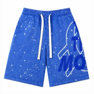 Godspeed The Moon Shorts Blue