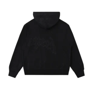 Godspeed Tonal Gothic Zip Hoodie Black